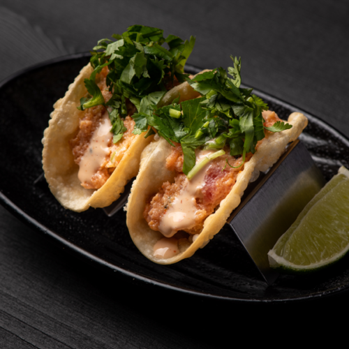 Click to expand image of Spicy Tuna Tacos (2 pcs).