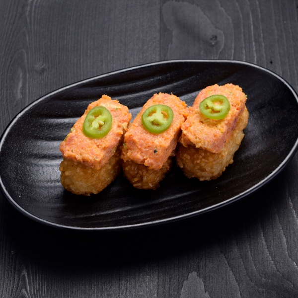 Click to expand image of Crispy Rice with Spicy Tuna.