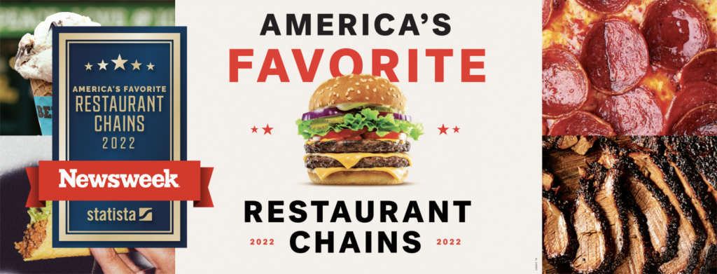 Newsweek – America’s Favorite Restaurant Chains 2022